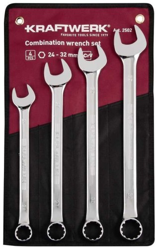 ZESTAW KLUCZY PŁASKO-OCZKOWYCH COMBI 24-32MM ETUI