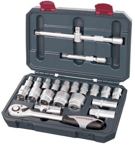 ZESTAW KLUCZY NASADOWYCH BASIC-LINE 1/2" (22)