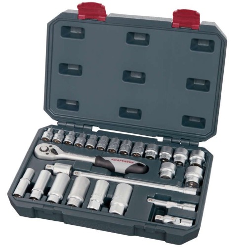 ZESTAW KLUCZY NASADOWYCH BASIC-LINE 3/8" (26)