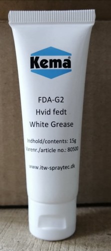 FDA-G2 Biały smar spożywczy z PTFE 50ml (15g) KEMA