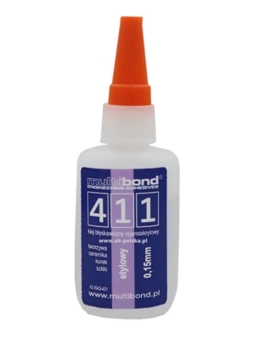 411 Klej do gumy, tworzyw sztucznych, metalu MULTIBOND