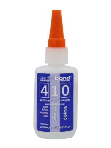 410 Klej do gumy, tworzyw sztucznych, metalu MULTIBOND