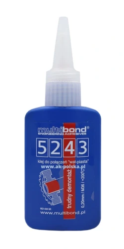 5243 Klej wał-piasta MULTIBOND bardzo trudny demontaż