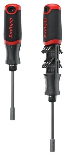 Wkrętak z magazynkiem na bity Kraftgrip 13w1