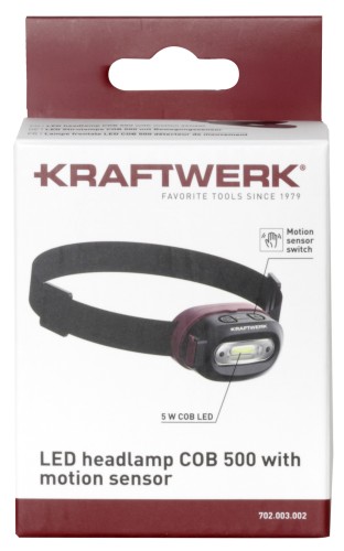 LATARKA CZOŁOWA AKU LED COB 500