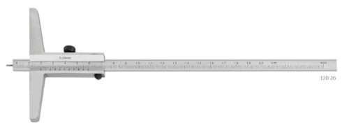 GŁĘBOKOŚCIOMIERZ ZE SZTYFTEM DIN 862 300MM /HITEC/