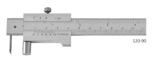 SUWMIARKA TRASERSKA Z ROLKĄ 400MM 0,01MM /HITEC/