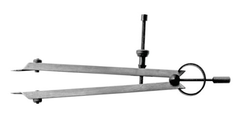 PRECYZYJNY CYRKIEL TRASERSKI NASTAWNY 300MM