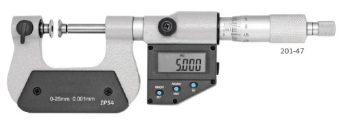 MIKROMETR ELEKTRO Z WYMIENNYMI KOŃCÓWKAMI 25-50MM