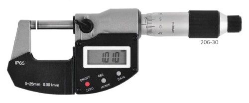 MIKROMETR ELEKTRONICZNY IP65 DIN 863/1 0-25MM