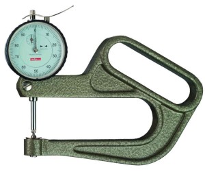 GRUBOŚCIOMIERZ ANALOGOWY 0-10/0.01MM 100MM KAFER