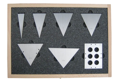ZESTAW PŁYTEK WZORCOWYCH KĄTOWYCH