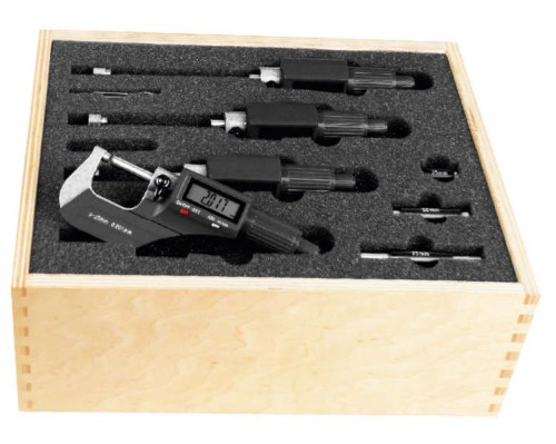 ZESTAW MIKROMETRÓW DIN 863-1 0-100MM (4) /HITEC/