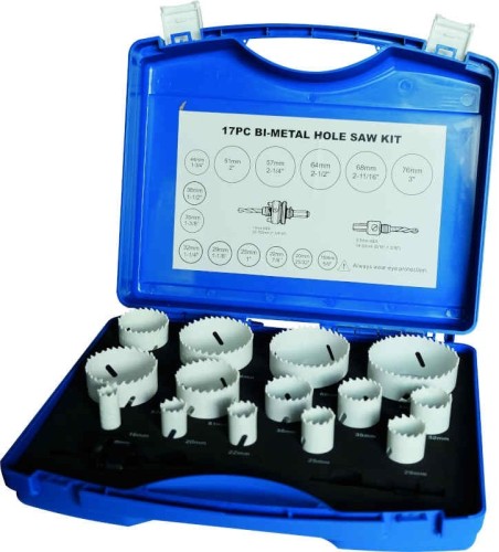 ZESTAW OTWORNIC HSS 16-76MM (17) /KRYPTON/