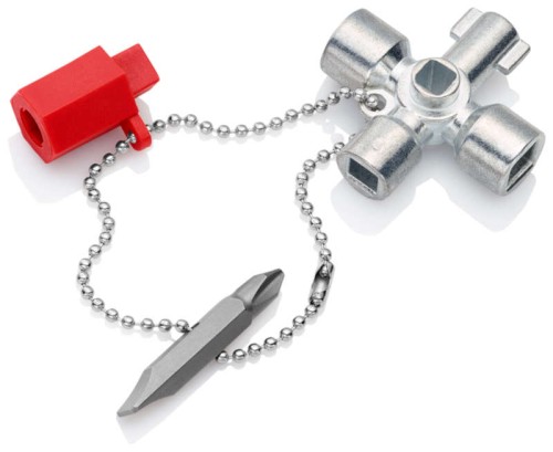 Klucz krzyżowy do szaf sterowniczych 76x85x15mm