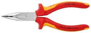 Szczypce tnące półokrągłe 160mm VDE wygięte