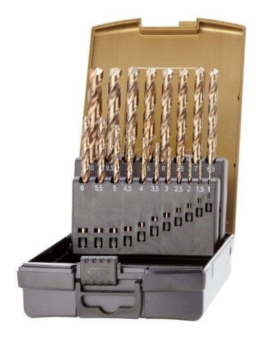 ZESTAW WIERTEŁ DIN338 HSS-G TYP SN 1,0-10,0MM