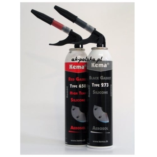 RTV-650 Uszczelka silikonowa, wysokotemperaturowa czerwona 226g KEMA