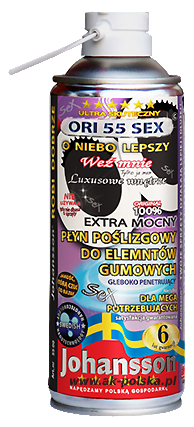 Płyn poślizgowy do elementów gumowych ORI 55 SEX 400ml JOHANSSON