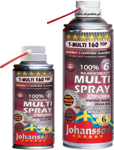 Multispray spray wielofunkcyjny z teflonem T-MULTI 160 SPECIAL 400ml