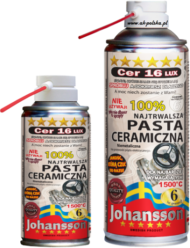 Pasta ceramiczna CER 16 LUX 400ml spray JOHANSSON