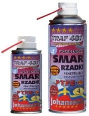 Smar pentrujący wzmocniony z PTFE rzadki JOHANSSON TRAF 481 spray 400ml
