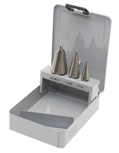 ZESTAW WIERTEŁ STOŻKOWYCH DO BLACHY HSS-E (3)