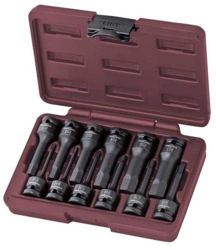 ZESTAW NASADEK 1/2" MASZYNOWYCH HEX 3-HEX 17 (12)