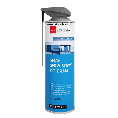 Smar serwisowy do bram, zawiasów ECOCHEMICAL 500ml