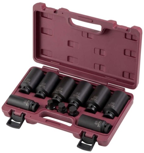 ZESTAW NASADEK MASZYNOWYCH 1/2" 24-36MM 11EL.