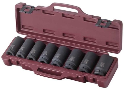 ZESTAW NASADEK MASZYNOWYCH DŁUGICH 3/4" (8)