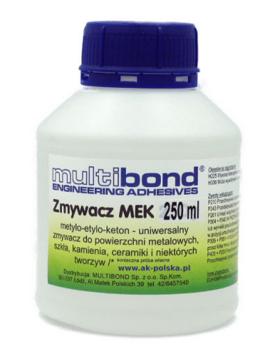 MEK metyloetyloketon, butanon, zmywacz, rozpuszczalnik 250ml MULTIBOND