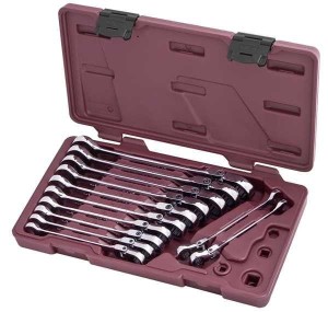 ZESTAW KLUCZY PŁASKO-ZAPADKOWYCH FLEX 8-19 (12)