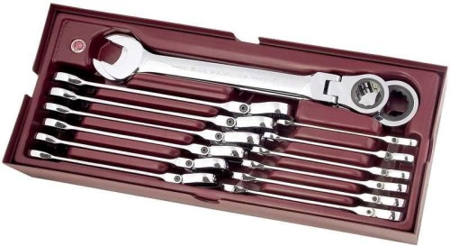 ZESTAW KLUCZY PŁASKO ZAPADKOWYCH FLEX 8-24 (14)
