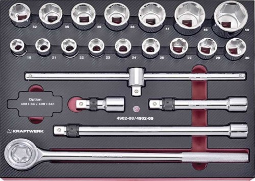 ZESTAW NASADEK 3/4" EVA3 (21)