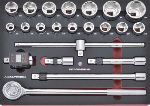 ZESTAW NASADEK 3/4" + MIERNIK 4081-341 EVA3 (22)