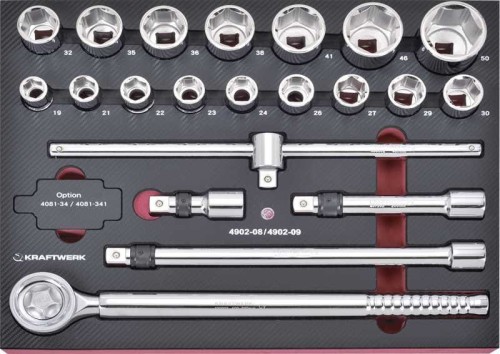 ZESTAW NASADEK 3/4" EVA3 (21)