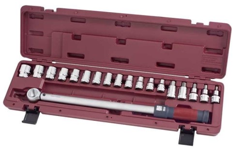 KLUCZ DYNAMOMETRYCZNY 1/2" 65-335Nm + OSPRZĘT (19)